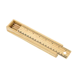 STRAIGHT 8 db színes ceruza natúr fából, kihegyezve, fa