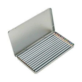 SILVERSTAR 12 db hosszú színes ceruza, ezüst