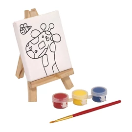 BRUSH & EASEL festő szett, színes