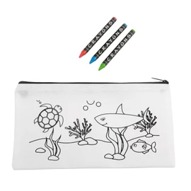 COLOURFUL SCHOOL tolltartó, fehér