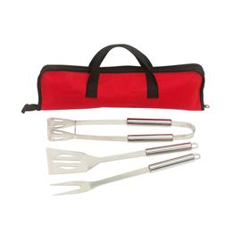 SMOKY barbecue, grill szett, fekete, piros