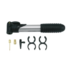 AIRFLOW kerékpár pumpa, fekete, ezüst