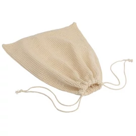 SUPER FOOD S gyümölcs és zöldség hálós zsák, bézs