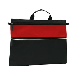 FILE irattáska, fekete, piros
