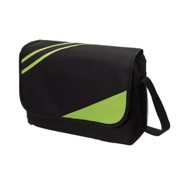 CITY válltáska, fekete, zöld