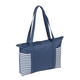 TWIN bevásárlótáska, kék, fehér