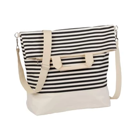 JUIST strandtáska, bézs, fekete