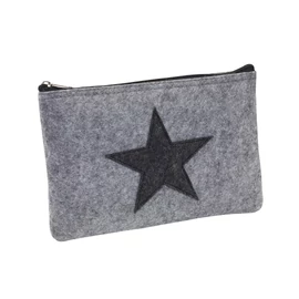 STAR DUST kistáska filcből, szürke