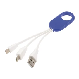 GET THREE töltőkábel, kék