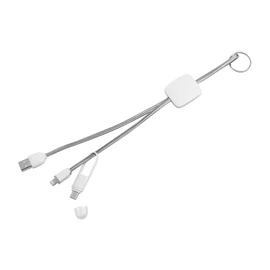 ANNOUNCER töltőkábel, fehér