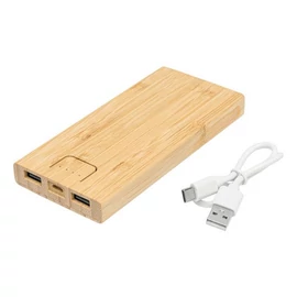 BAMBOO ENERGY powerbank, barna