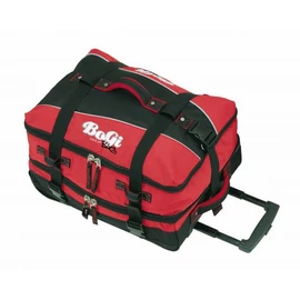 BoGi L gurulós utazótáska, fekete/piros