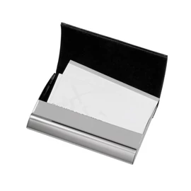 PIET névjegykártyatartó, fekete, ezüst