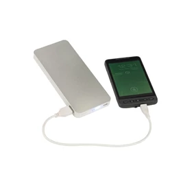 ENERGY powerbank, hordozható töltő, ezüst ,  fehér
