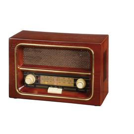 RECEIVER AM/FM asztali rádió, barna