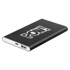 Powerbank 4000 mAh, fekete