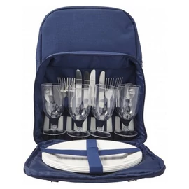 Piknikhátizsák, poliészter, kék