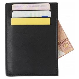 Bőr RFID kártyatartó 3 zsebbel