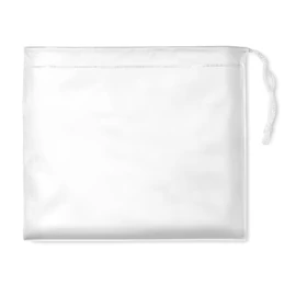 REGAL Műanyag kapucnis esőkabát, fehér