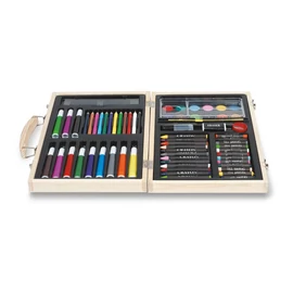 GENIO Művész készlet fadobozban, fa