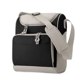 ZIPPER Hűtőtáska elülső zsebbel, fekete