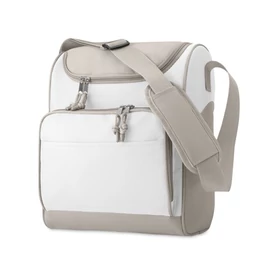 ZIPPER Hűtőtáska elülső zsebbel, fehér