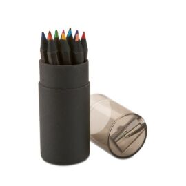 BLOCKY Fekete színes ceruzák, fekete