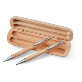 DEMOIN Toll szett fadobozban, fa