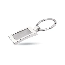HARROBS Fém kulcstartó, fényes ezüst