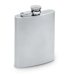 SLIMMY FLASK Laposüveg 175 ml, matt ezüst