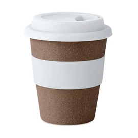 ASTORIA ESPRESSO Bambuszrost/PP ivópohár,120 ml , barna