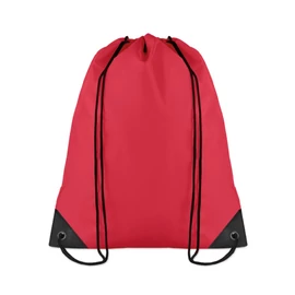 SHOOP 190T poliészter tornazsák, piros
