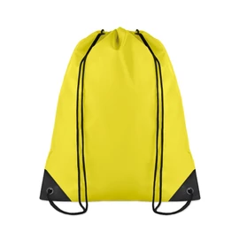 SHOOP 190T poliészter tornazsák, sárga