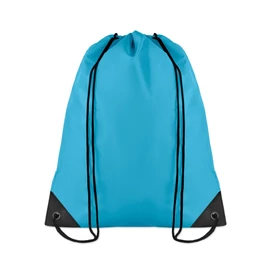 SHOOP 190T poliészter tornazsák, türkiz