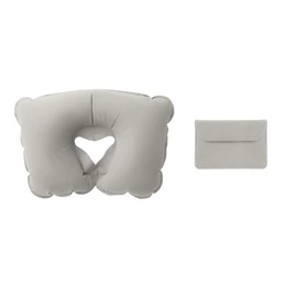 TRAVELCONFORT Felfújható párna tokban, szürke