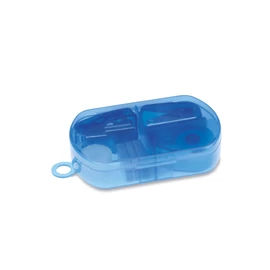 BUROBOX Készlet mini irodaszerekkel, áttetsző kék