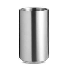 COOLIO Rozsdamentes acél palackhűtő, matt ezüst