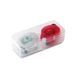 BYLUX 2 kerékpár fény PP dobozban, többszínű