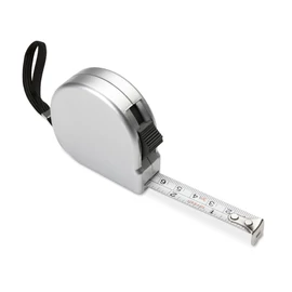 MELO 2 méteres mérőszalag, matt ezüst