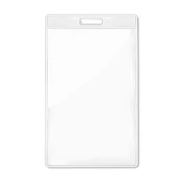 BADGO Átlátszó tok 7,5cmx12,5cm, áttetsző