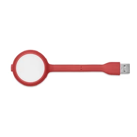 LUMIHUB 5 LED fény és 4 portos USB, piros