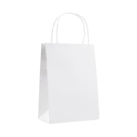 PAPER SMALL Kis papír ajándéktasak 150 g, fehér