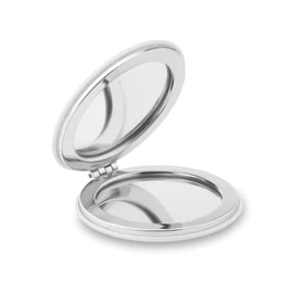 GLOW ROUND Kerek PU tükör, fehér