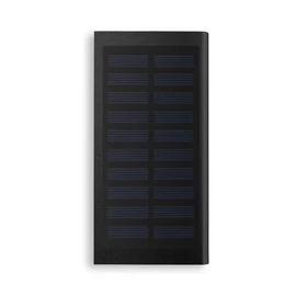 SOLAR POWERFLAT 8000 mAh napelemes powerbank, fekete