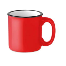 TWEENIES Retró kerámia bögre, 240 ml, piros