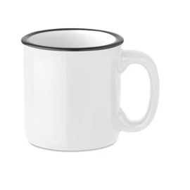 TWEENIES Retró kerámia bögre, 240 ml, fehér