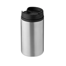 FALUN Duplafalú úti bögre, 250 ml, matt ezüst