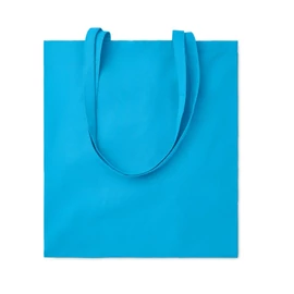 COTTONEL COLOUR + Pamut bevásárlótáska, 140 g    MO9268, türkiz