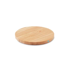 RUNDO Kerek vezeték nélküli töltő 5W, fa