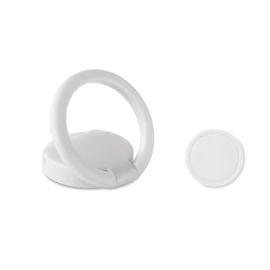 RING Gyűrűs telefontartó érmével, fehér